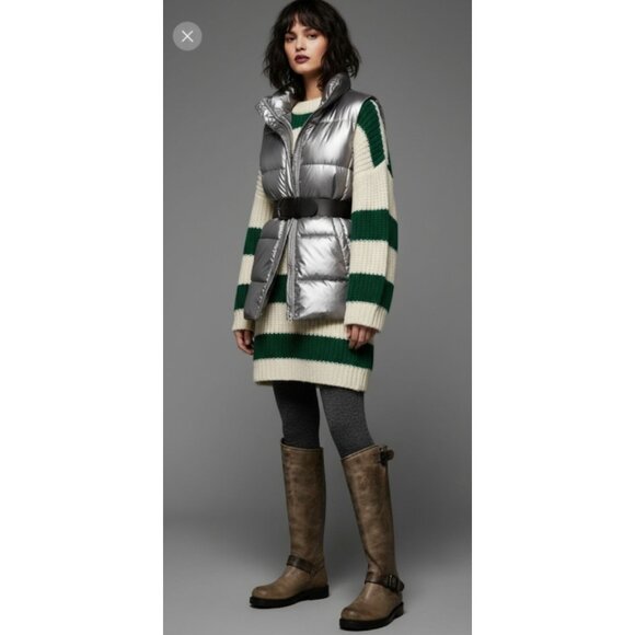 Frye Veronica Slouch Distressed Biker Rocker Prairie Boot Brown Womens Size 6.5 - Picture 3 of 14